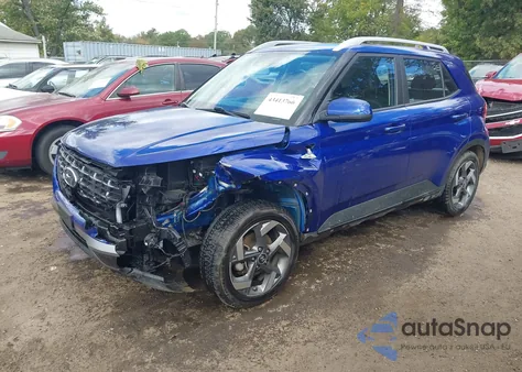 2024 Hyundai Venue Sel из США, поврежденный, VIN KMHRC8A33RU300347